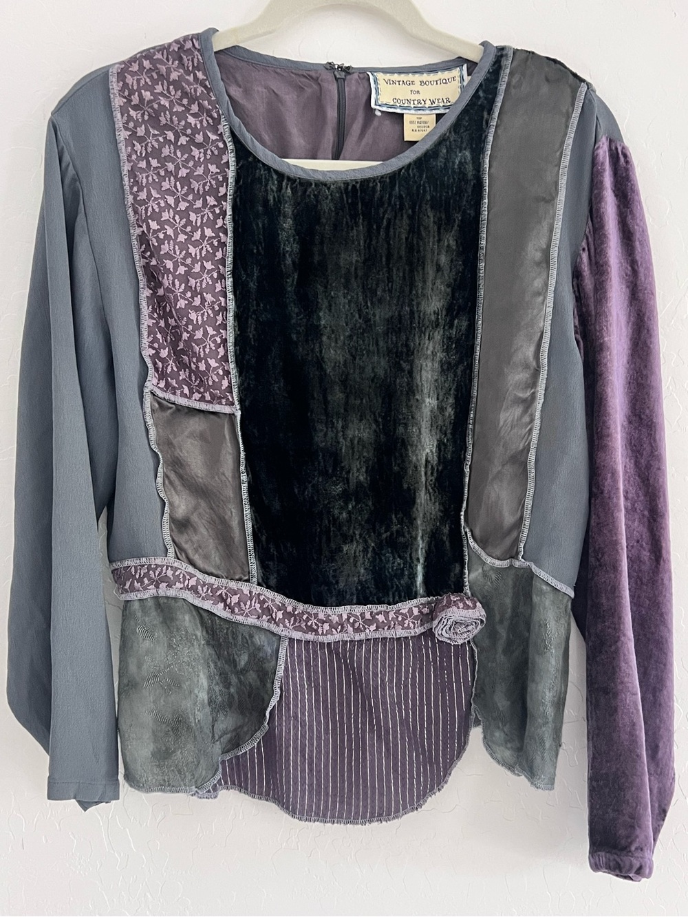 Vintage Boutique for Country Wear Patchwork Top